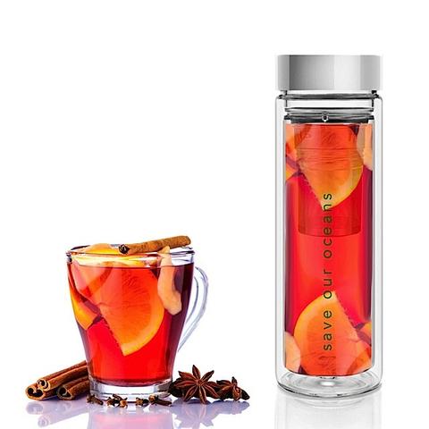 Thermal Glass Tea Flask